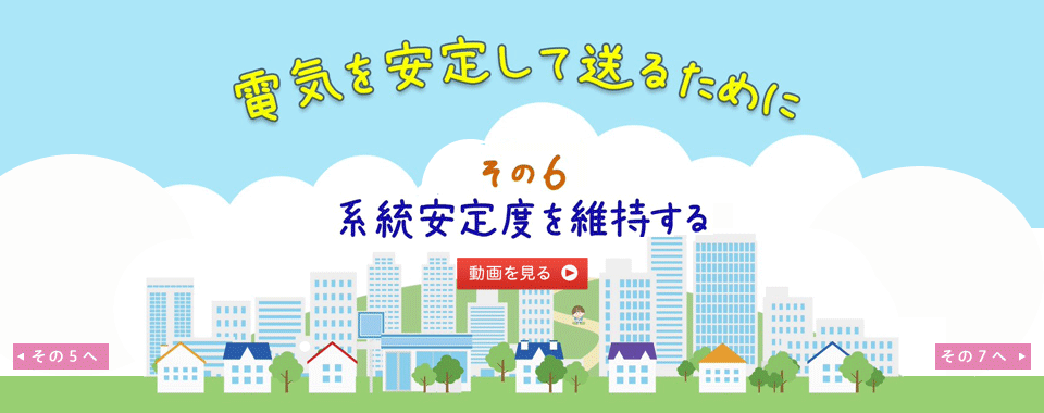 電気を安定して送るために その６ 系統安定度を維持する
